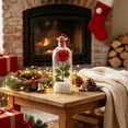 thumbnail image 6 of Clearance Recordable Christmas Tree Message in a Bottle, Voice Recording Holiday Keepsake with Playback,a sentimental Christmas Gift with Snowy Scene and Playback (Rose), 6 of 6