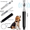 thumbnail image 2 of 2 Pack Dog Whistle - Dog Whistle to Stop Barking Neighbor's Dog & Long Range Recall, Adjustable Ultrasonic Silent Dog Whistle with Lanyard for Training Recall, Professional Obedience (Black & White), 2 of 7
