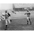 thumbnail image 2 of Jesse Owens Beating Baseball Player George Case In 100-Yard Dash At Cleveland Stadium. Cash Was Baseball'S Faster Player, 2 of 2