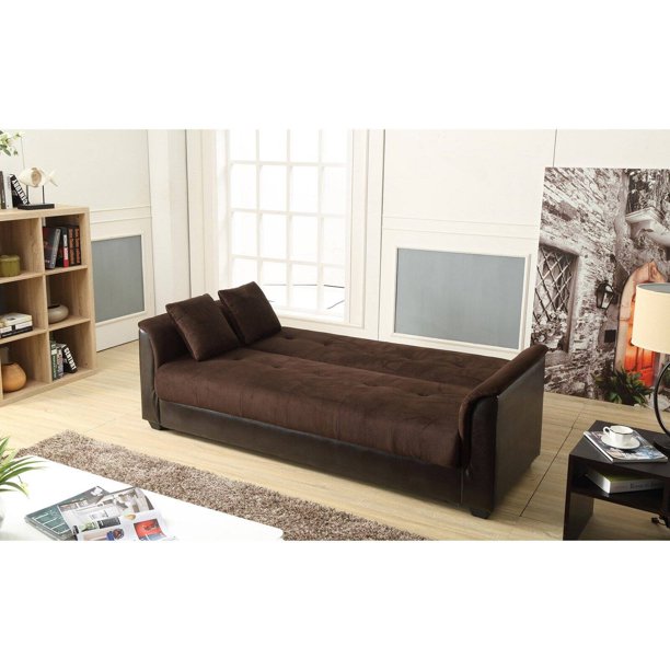 NH Designs Champion Futon Sofa Bed with Storage