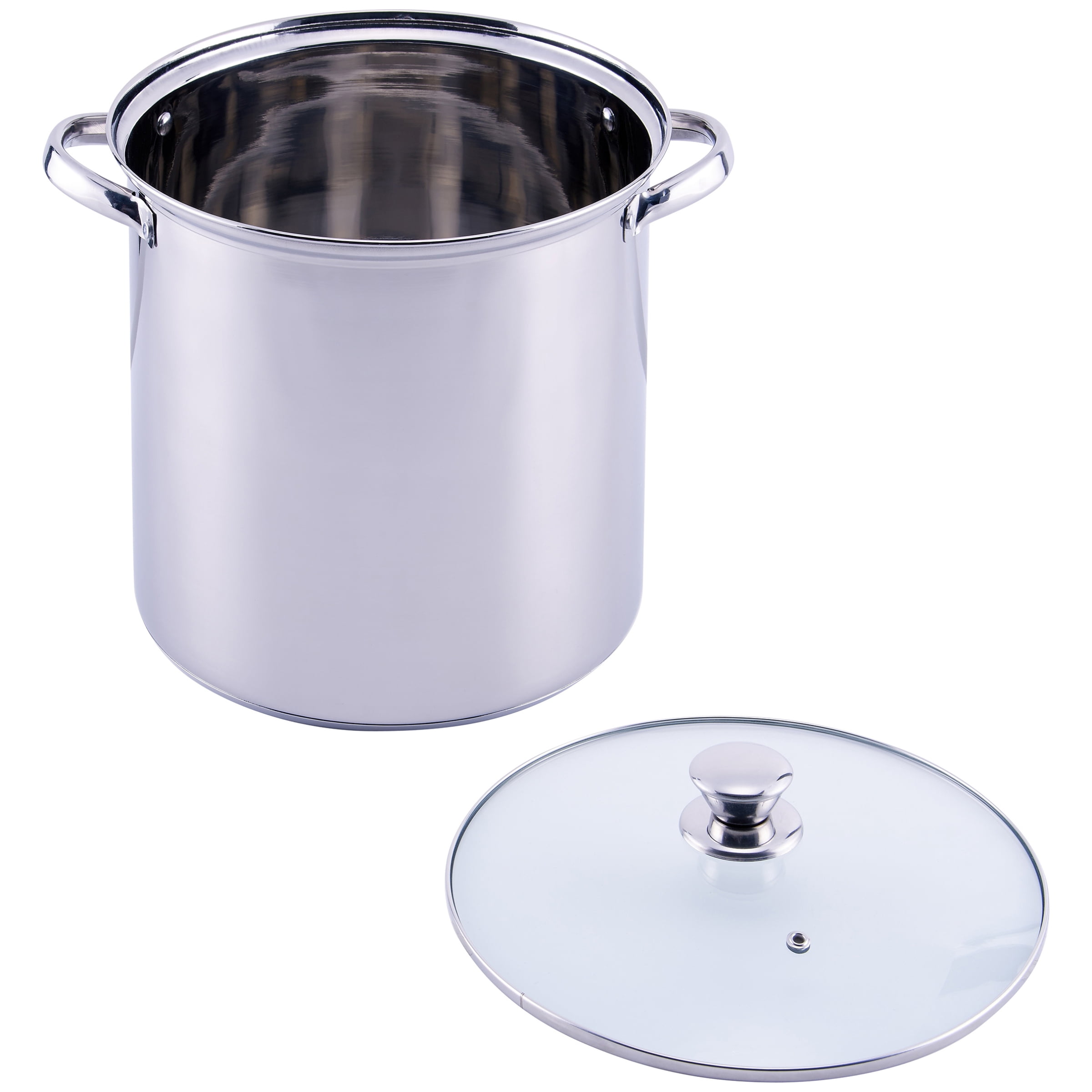 Mainstays Stainless Steel 16 Quart Stockpot with Lid