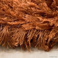 thumbnail image 5 of Allstar Orange Solid Thick Modern Shaggy Area Rug (7' x 10' 2"), 5 of 5