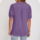 thumbnail image 4 of Fiudx Ofertas de La Semana Camiseta Holgada de Manga Sólida con Cuello En V para Mujer, Top/Camisa de Manga Corta con Cuello En V, 4 of 4
