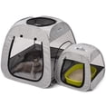 thumbnail image 1 of Corredor portátil para gatos Tenrai, diseño trapezoidal, plegable, 1 of 7