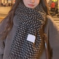 thumbnail image 5 of Scarfs for Women Winter Scarf for Women Cold Weather Scarves & Wraps Womens Scarf - black, 5 of 5