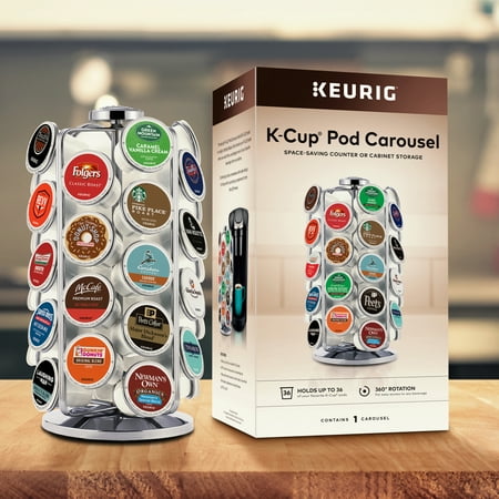 Keurig - K-Cup Pod Carousel - 36ct Capacity - Chrome