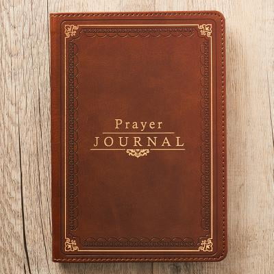 - Prayer Journal Lux-Leather W/ Scripture/Prayers
