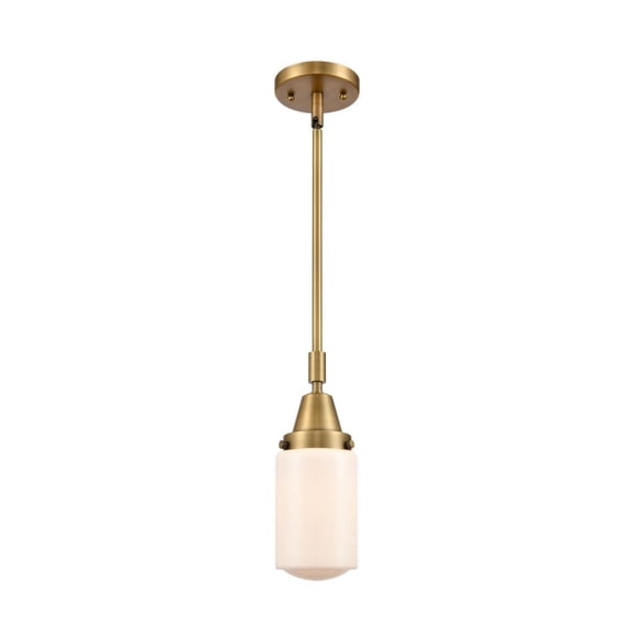 Innovations Lighting - Dover - 4.5 Inch 3.5W 1 LED Mini Pendant  Brushed Brass