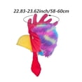 thumbnail image 2 of Hsqqdc Realistic Plush Rooster Shape Hat, Animal Theme Headdress for Party, 2 of 7