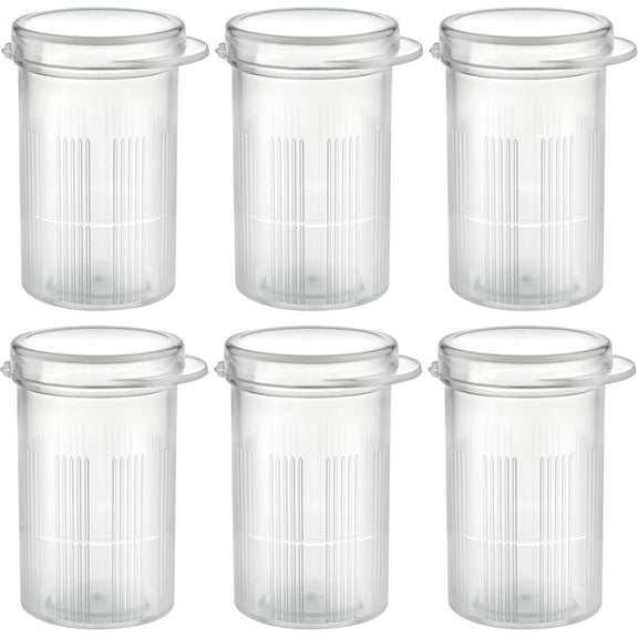 Maymom Water Tight Sample Vials, Bottle, Cup, for Small Parts, Beads; Air Tight; Prescription Bottle, Rx Vial (24 mL)