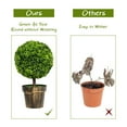 thumbnail image 6 of Gymax 2PCS 22'' Artificial Topiary Ball Tree Fake Boxwood Plant Home Office Decor, 6 of 7