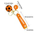 thumbnail image 3 of LACKUST European Cup Football Keychain,Clearance Keychains Rings for Keys for Men Women for Car,Pendant Football Jewelry,Orange, 3 of 8