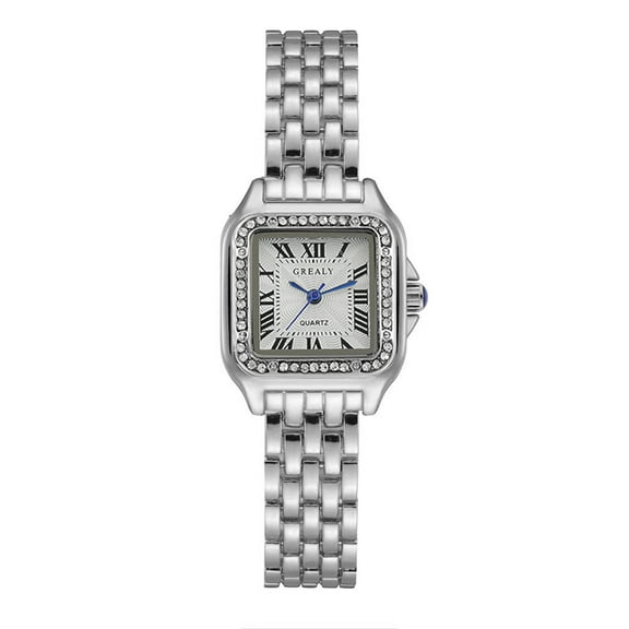 Square quartz watch for women's casual and female student watch