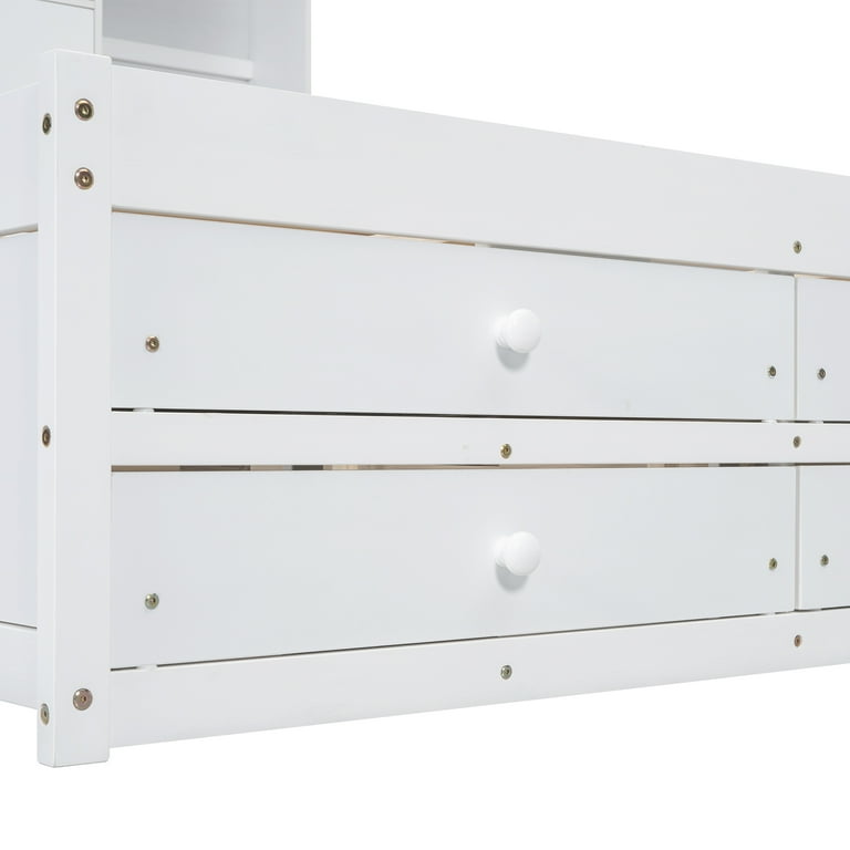 Free Shipping! Euroco Queen Platform Bed Frame with Storage