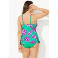 thumbnail image 5 of Swimsuits for All V-Neck Twist Tankini Set, 5 of 6