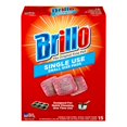 thumbnail image 1 of Brillo Single Use Steel Wool Soap Pads Smaller Size Original Red Scent 15 Count Pack of 1, 1 of 5