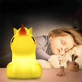 thumbnail image 5 of Luces de silicona para guardería para habitaciones de bebés y niños pequeños, luces nocturnas portátiles para habitaciones de niños, luces de animales recargables para niñas y niños,, 5 of 5