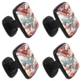 thumbnail image 2 of 4 Pcs Square Cabinet Handle Drawer Pulls Clouds Knobs with Screws Furniture Office Cabinet Knob Decoration, 2 of 7