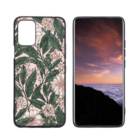 Compatible with LG K52 Phone Case, Floral-31 Case Men Women, Flexible Silicone Shockproof Case for LG K52