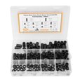 thumbnail image 1 of 150 Pcs Round Nylon Spacers Assortment for Screws and Hardware, Black, 1 of 4