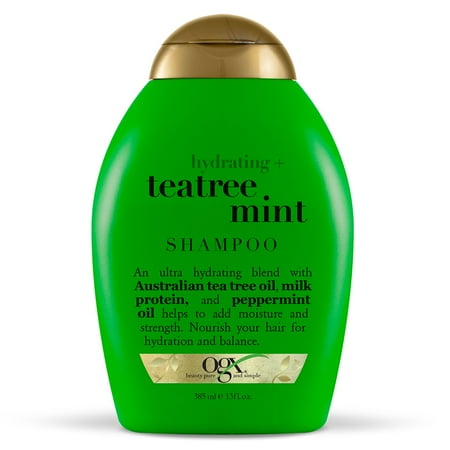 Original Australian Tea Tree - OGX® Hydrating + TeaTree Mint Shampoo, 13 Fl OZ