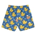 thumbnail image 2 of Rubber Duck Seamless Pattern Swim Trunks Quick Dry Beach Pool Board Shorts Lightweight Stylish Print Sizes 2T to XL, 2 of 8