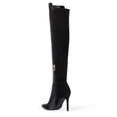 thumbnail image 3 of DREAM PAIRS Women's Over The Knee Thigh High Boots Long Stretch Pointed Toe Stiletto High Heels Fall Sexy Boots, 3 of 5