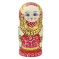 thumbnail image 1 of 7pcs/set New Wooden Russian Nesting Dolls Braid Girl Toy Traditional Matryoshka, 1 of 4