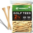 thumbnail image 1 of Whamz33 W Professional Wooden Golf Tees 2 3/4 Inch Tee Pack Of 100 Golf Tee, 1 of 4