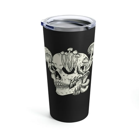 

Mushroom Skulls 20oz Tumbler Insulated metal coffee mug drink travel mug