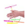 thumbnail image 3 of 1pack/5pcs Plastic Flying Fairy Toy Hand-Cranked Bamboo Dragonfly, Random Color, 3 of 5