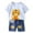 Light Blue, variant on Luvoko Toddler Boys Kids Clothes Joggers Set, Lion Print Tshirt For Kid Kids Athletic Shorts Boys Matching Outfits (Yellow,12-18 Months)