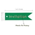 thumbnail image 6 of Inkdotpot Real Rose Gold Foil Invitation Party Tags Favor Hang Paper Tags 50 Pieces, 6 of 6