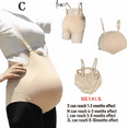 BIMEI Fake Pregnancy Belly Bodysuit Fake Belly Costumes (Not included the fake pregnant belly