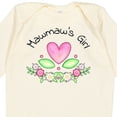thumbnail image 4 of Inktastic Mawmaw's Girl Heart Flowers Girls Long Sleeve Baby Bodysuit, 4 of 5