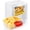 50 Pack, variant on 100 Pcs Nacho Trays Disposable, 12 Oz Nacho Cheese Trays, 2 Compartments Disposable Snack Tray, Clear Plastic Nachos Containers for Snacks Nachos & Cheese Dip Parties Movie Night Supplies