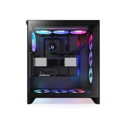 NZXT H7 Flow RGB Mid-Tower ATX Airflow Case with RGB Fans