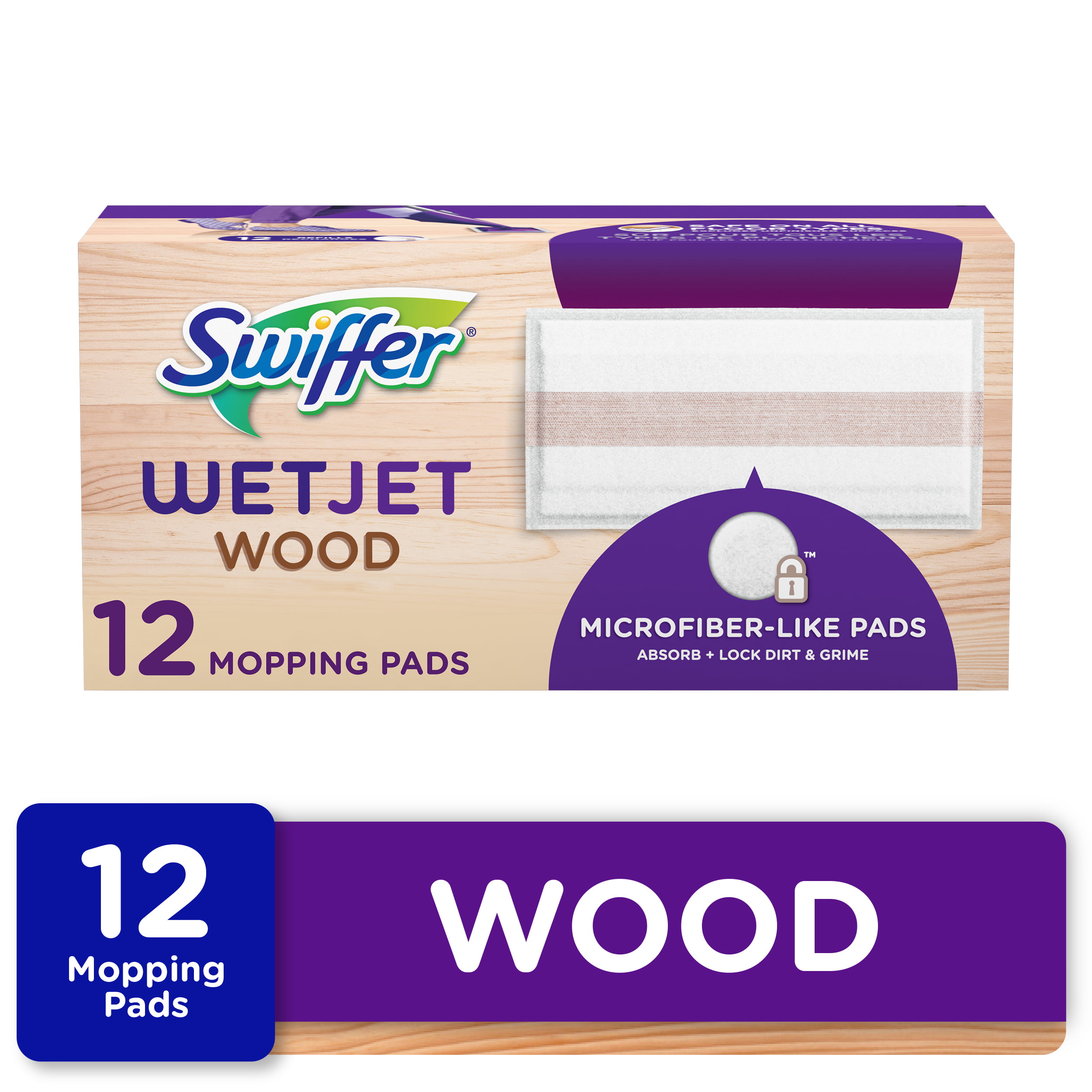 Swiffer Wetjet Wood Mop Pad Refill 12, Swiffer Wet Mop On Hardwood Floors