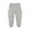 Gray, variant on Utoimkio Toddler Baby Boys Girls Joggers Pants Soild Color Cotton Elastic Sweatpants Pants with Drawstring for Kids 2-7 Years