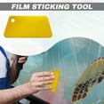 thumbnail image 6 of SEANATIVE Rear Window Decals for Trucks 66 x 22 Inch Pickup Back Window Tint Graphic See Through Vinyl Wrap Water-resistant Sun Block Coverage for Car Decor, Tropical Flower Sea Turtle, 6 of 7