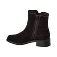 thumbnail image 2 of Clarks Maye Zip Suede Bootie, 5, 2 of 5