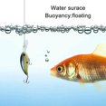 thumbnail image 3 of CHAO Juego de 5 señuelos de pesca de 3 cm, mini señuelos de pesca de trucha y perca pequeños y ligeros de inmersión superficial, cebos giratorios de un solo anzuelo., 3 of 4
