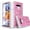 Pink, variant on LG Stylo 6 Case, [Not Fit LG Stylo 5] with [Tempered Glass Screen Protector], Military Grade 12 Feet Drop Proof Phone Cover With Glitter Spot Diamond-Pink
