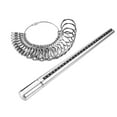 thumbnail image 1 of KLKCMS Mandrel Sizer Tool Aluminum Alloy Jewelry Making Tool Finger Size Guage, 1 of 9