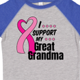 thumbnail image 4 of Inktastic Breast Cancer Awareness I Support My Great Grandma Boys or Girls Toddler T-Shirt, 4 of 5