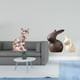 thumbnail image 2 of Elegante Escultura De Gato Y Figura De Cerámica Para Chimenea, Mueble De TV, Armario Y Decoración De Jardín. Adorno De Animal De Pascua., 2 of 8