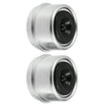 thumbnail image 1 of Unique Bargains 2pcs 1.98'' Trailer Axle Wheel Dust CapTrailer Bearing Dust Cap for Trailer Wheel Hubs Silver Tone, 1 of 6