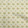 thumbnail image 1 of oneOone Cotton Cambric Light Beige Fabric Floral Dress Material Fabric Print Fabric By The Yard 42 Inch Wide, 1 of 4