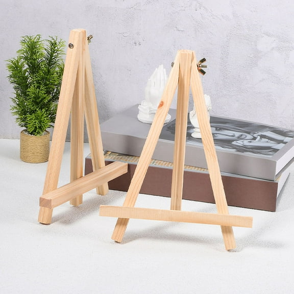 Raindrops 5Pcs Small Easel for Painting and Art Classes Multi Color Triangular Stand
