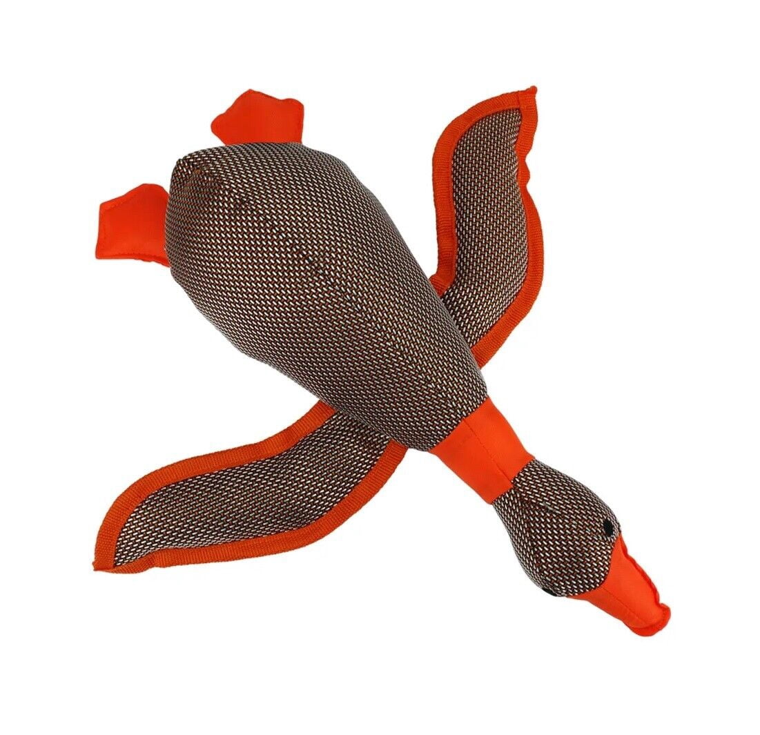 Large Tough Duck Toys for Big Dogs Durable Aggressive Chewer Play Toss Fetch (Full Set - All 4 Toys)